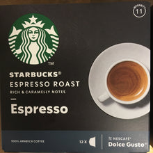 24x STARBUCKS Dolce Gusto Espresso Roast Pods (2 Packs of 12 pods)