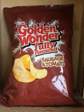 Golden Wonder Sausage & Tomato Crisps 150g