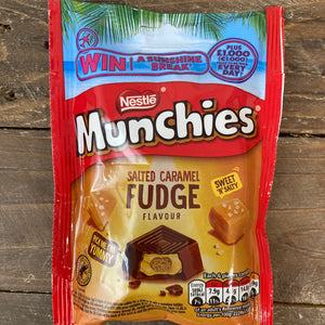 4x Munchies Salted Caramel Fudge Sharing Pouches (4x97g)