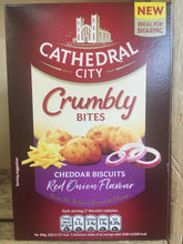 3x Cathedral City Crumbly Bites Cheddar & Red Onion (3x100g)