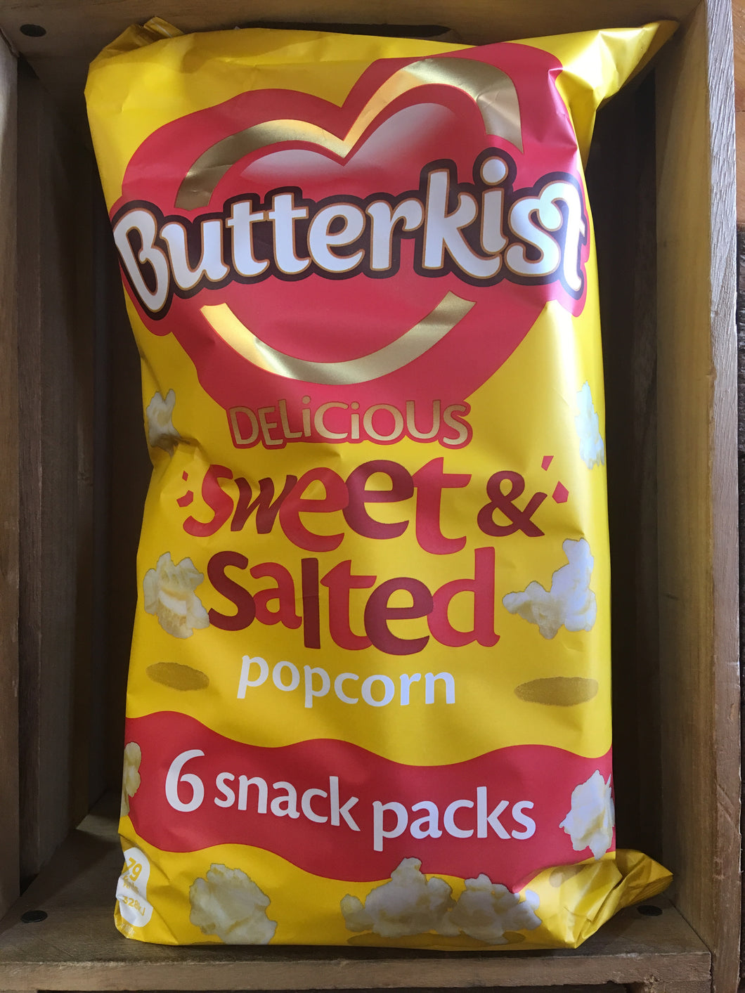 Butterkist Delicious Sweet & Salted Popcorn 6 Pack (6x15g)