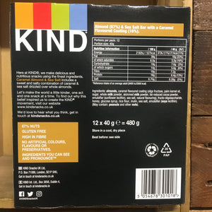 12x KIND Caramel Almond & Sea Salt Bars (12x40g)