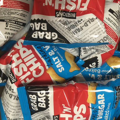 Burtons Fish & Chips Salt & Vinegar Grab Bags