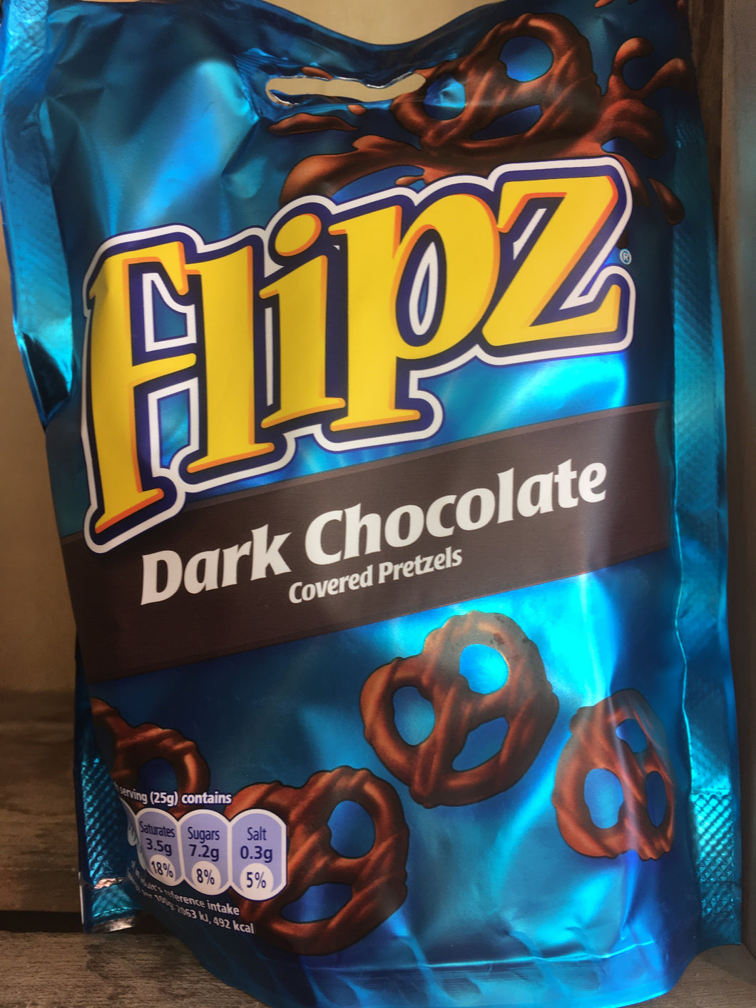 Flipz Dark Chocolate Covered Pretzels 100g