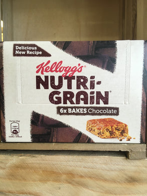 Kellogg's Nutri-Grain 6x Wheat & Oat Bakes with Chocolate Chips (6x45g)