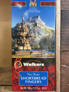 Walkers 6 Thin Shortbread Fingers Edinburgh Castle 100g