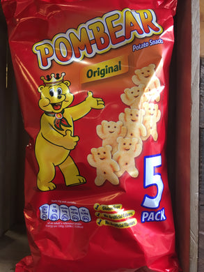 Pom-Bear Original Potato Snacks 5 Pack