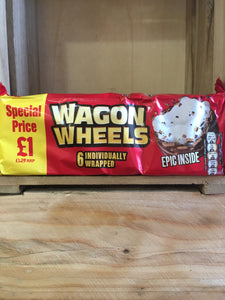 Burtons Wagon Wheels Original 6 Individually Wrapped Biscuits