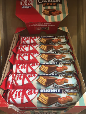 24x KitKat Chunky Salted Caramel Fudge (24x42g)