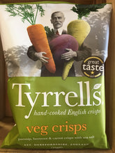 Tyrrells Veg Crisps with Parsnip, Beetroot, Carrot & Sea Salt 125g