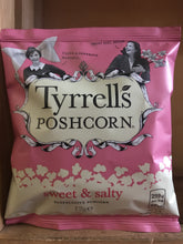 8x Tyrrells Sweet & Salty Poshcorn (8x12g) Popcorn