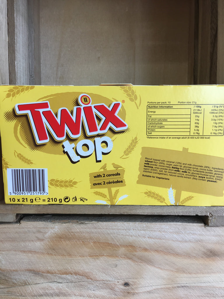 Twix Top 10x 21g Cereal Bars & Low Price Foods Ltd