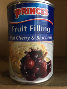 Princes Fruit Filling Red Cherry & Blueberry 410g