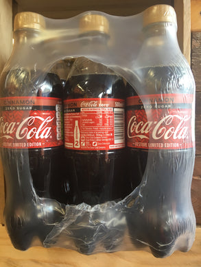 12x Coca-Cola Cinnamon Coke Zero Sugar (12x500ml)